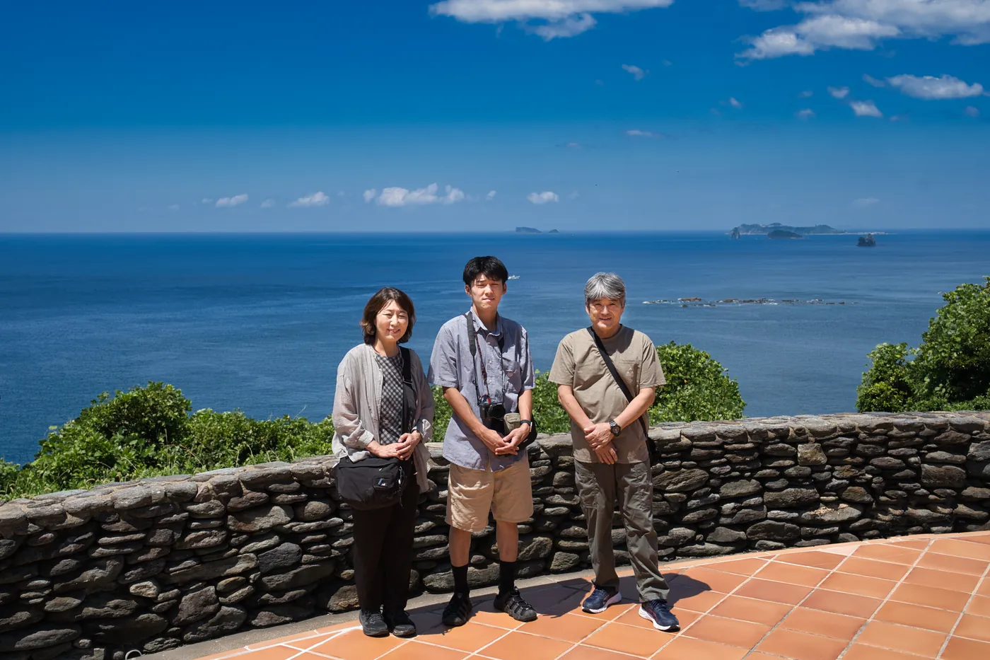 外海から望む角力灘